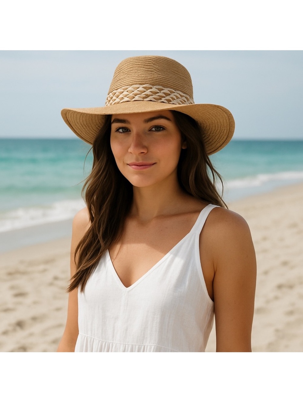 NWT Joes Jeans Wide Brim Straw Sun Hat